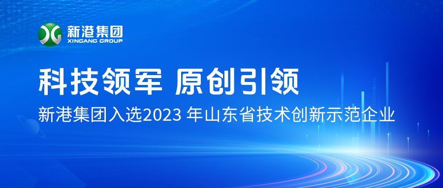 熱烈祝賀新港集團(tuán)入選2023年山東省技術(shù)創(chuàng)新示范企業(yè)